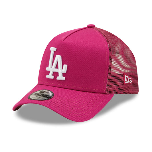 Casquette Trucker Enfant A-Frame 9FORTY MLB Tonal Mesh L.A. Dodgers rose NEW ERA
