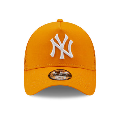 Casquette Trucker Enfant 9FORTY MLB Tonal Mesh A-Frame New York Yankees orange NEW ERA
