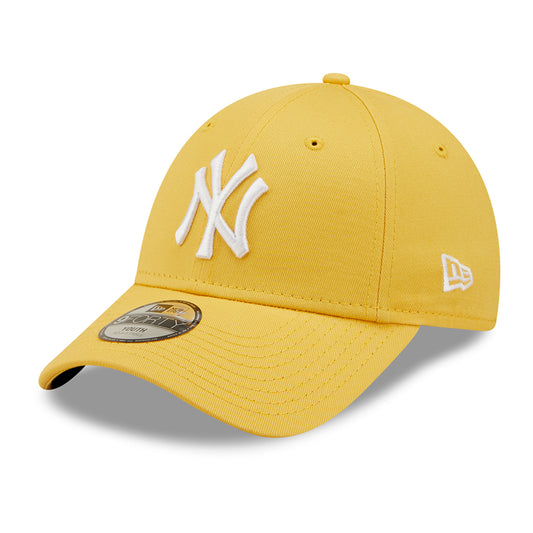 Casquette Enfant 9FORTY MLB League Essential New York Yankees jaune-blanc NEW ERA