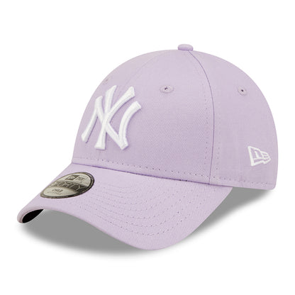 Casquette Enfant 9FORTY MLB League Essential New York Yankees lilas-blanc NEW ERA