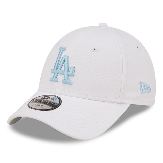 Casquette Enfant 9FORTY MLB League Essential L.A. Dodgers blanc-bleu clair NEW ERA