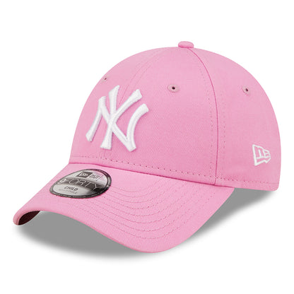 Casquette Enfant 9FORTY MLB League Essential New York Yankees rose-blanc NEW ERA