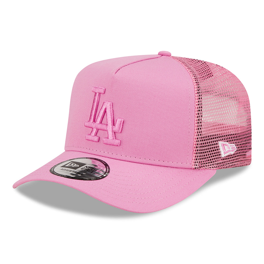 Casquette Trucker Enfant MLB Tonal Mesh A-Frame L.A. Dodgers rose NEW ERA
