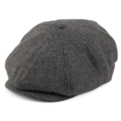 Casquette Gavroche Enfant à Chevrons Brood gris-noir BRIXTON