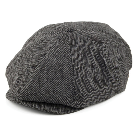 Casquette Gavroche Enfant à Chevrons Brood gris-noir BRIXTON