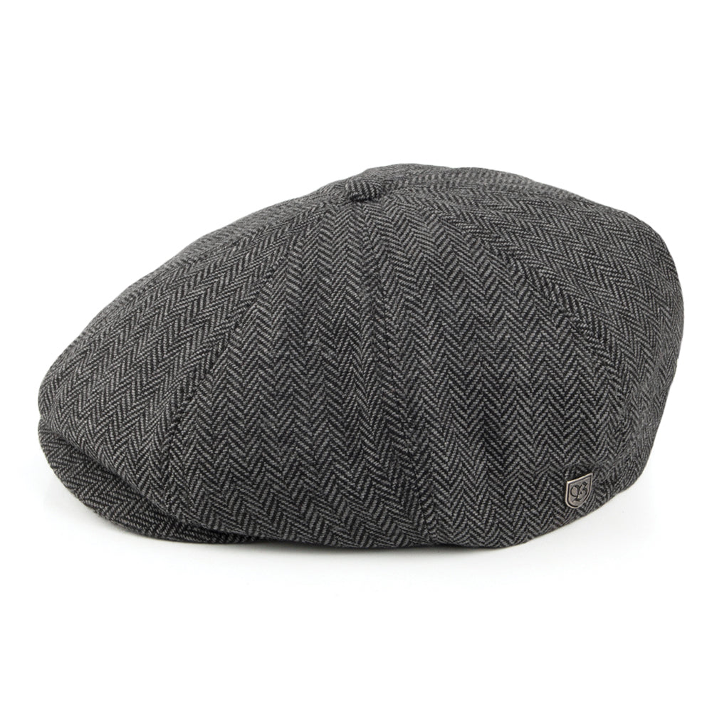 Casquette Gavroche Enfant à Chevrons Brood gris-noir BRIXTON