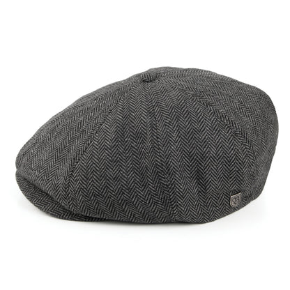 Casquette Gavroche Enfant à Chevrons Brood gris-noir BRIXTON