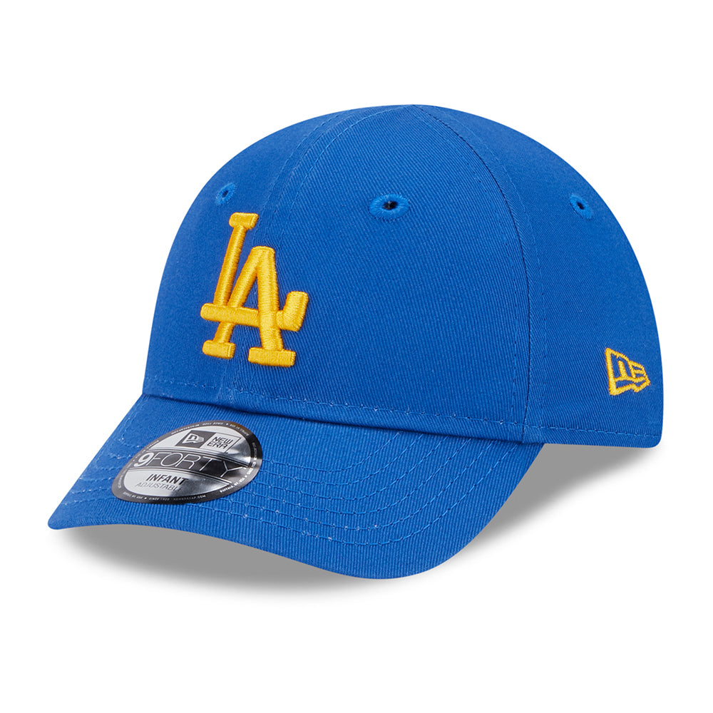 Casquette Bébé 9FORTY MLB League Essential L.A. Dodgers azur-jaune NEW ERA