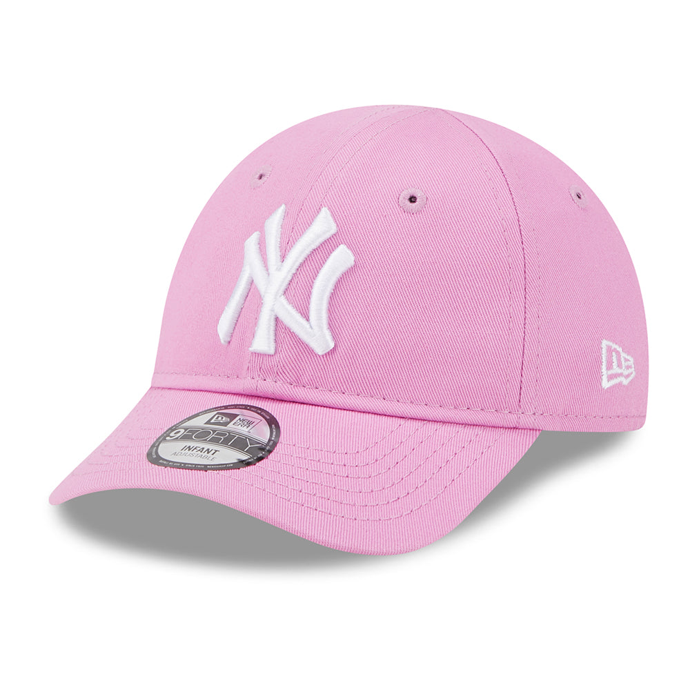 Casquette Bébé 9FORTY MLB League Essential New York Yankees rose-blanc NEW ERA
