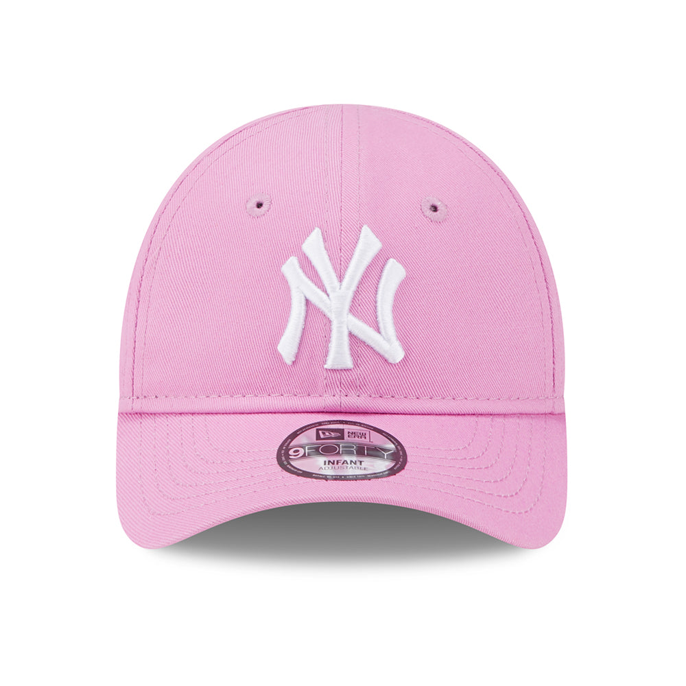 Casquette Bébé 9FORTY MLB League Essential New York Yankees rose-blanc NEW ERA
