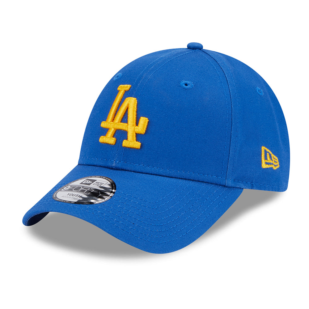Casquette Enfant 9FORTY MLB League Essential L.A. Dodgers azur-jaune NEW ERA