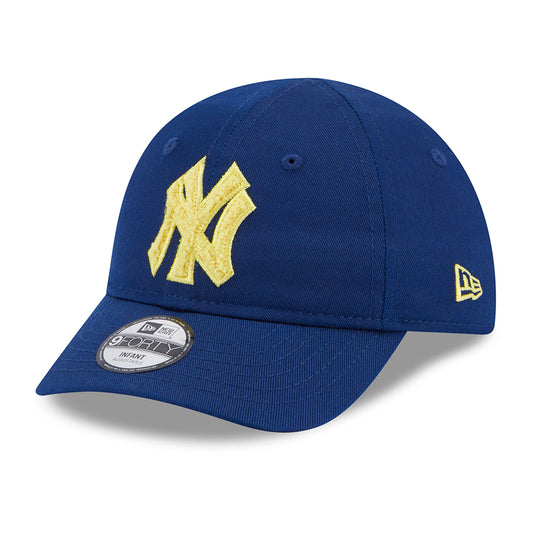 Casquette Bébé 9FORTY MLB Boucle New York Yankees bleu-jaune NEW ERA