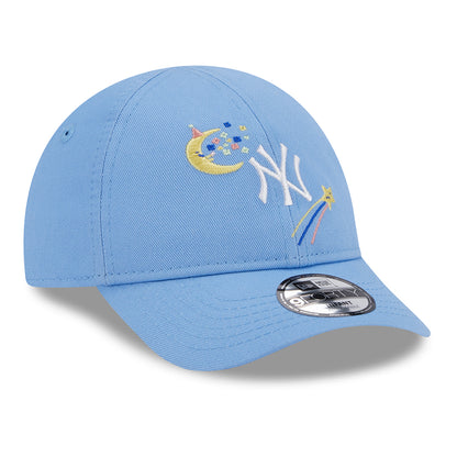 Casquette Bébé 9FORTY MLB Starry New York Yankees bleu ciel NEW ERA