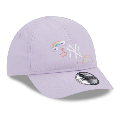 Casquette Bébé 9FORTY MLB Starry New York Yankees lavande NEW ERA
