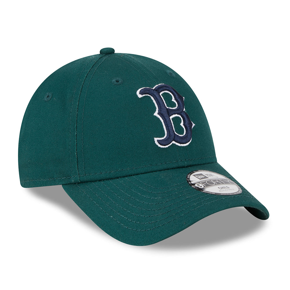 Casquette Enfant 9FORTY MLB League Essential Boston Red Sox vert foncé-bleu marine NEW ERA