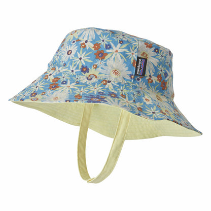 Chapeau Bob Bébé Réversible Été Primavera jaune-bleu PATAGONIA