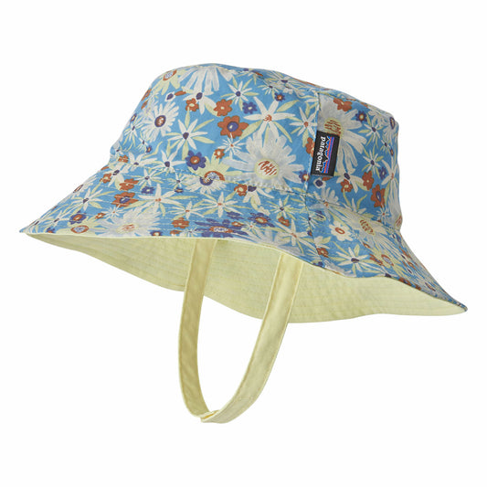 Chapeau Bob Bébé Réversible Été Primavera jaune-bleu PATAGONIA
