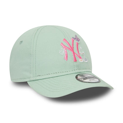 Casquette Bébé 9FORTY MLB Icon New York Yankees menthe-rose NEW ERA