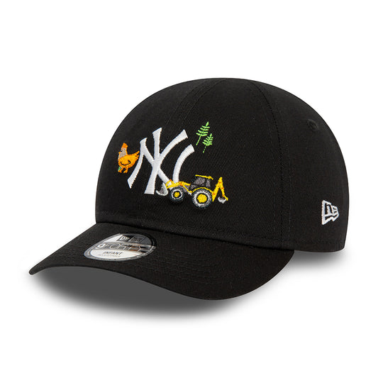 Casquette Bébé 9FORTY MLB Icon New York Yankees noir-blanc NEW ERA