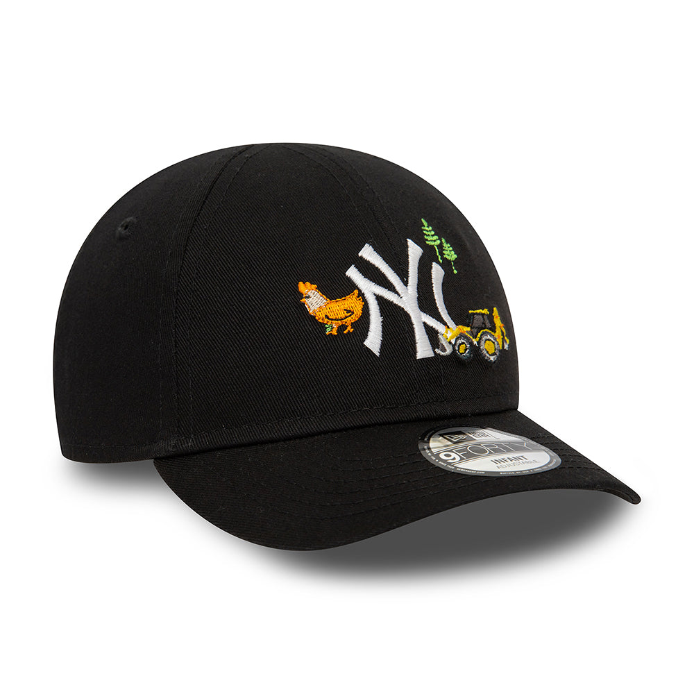 Casquette Bébé 9FORTY MLB Icon New York Yankees noir-blanc NEW ERA