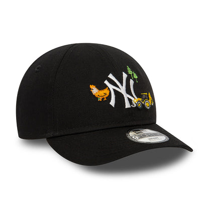 Casquette Bébé 9FORTY MLB Icon New York Yankees noir-blanc NEW ERA