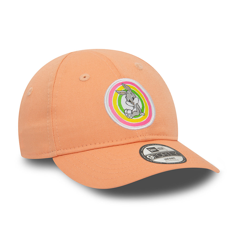 Casquette Bébé 9FORTY Pastel Looney Tunes Bugs Bunny pêche NEW ERA