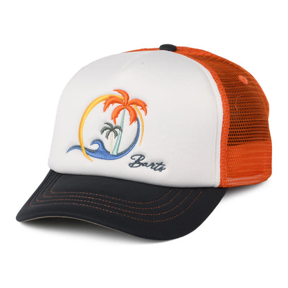Casquette Trucker Enfant Surfie blanc-orange BARTS