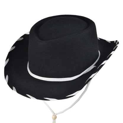 Chapeau de Cowboy Enfant noir-blanc JAXON & JAMES
