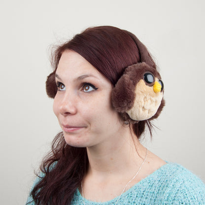 Cache-Oreilles Owl marron VILLAGE HATS