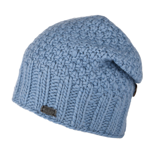 Bonnet Boutonné bleu ciel KUSAN