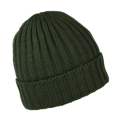 Bonnet Côtelé à Revers khaki KUSAN
