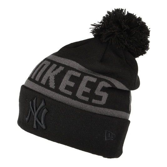 Bonnet à Pompon MLB Tonal Jake Cuff New York Yankees noir NEW ERA