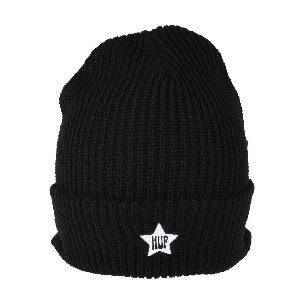 Bonnet à Visière One Star noir HUF