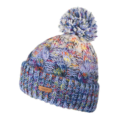 Bonnet à Pompon Maille Teinte Par Sections Iska violet BARTS