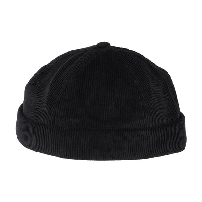 Bonnet Miki Breton en Velours Côtelé Délavé noir NEW BALANCE