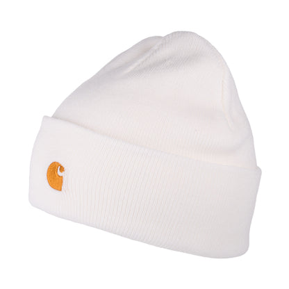 Bonnet à Revers Chase blanc CARHARTT WIP