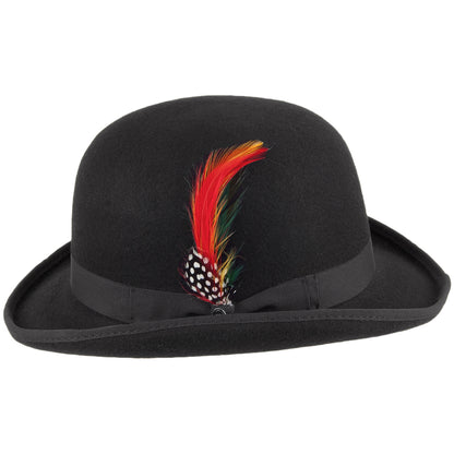 Chapeau Melon en Laine Feutrée noir JAXON & JAMES - VENTE EN GROS