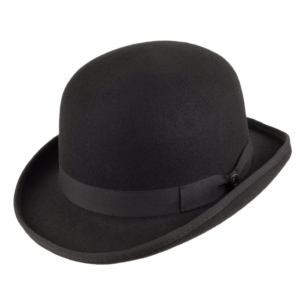 Chapeau Melon en Laine Feutrée noir JAXON & JAMES - VENTE EN GROS