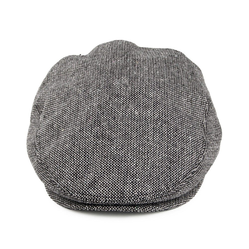Casquette Plate Marl Tweed noir JAXON & JAMES - VENTE EN GROS