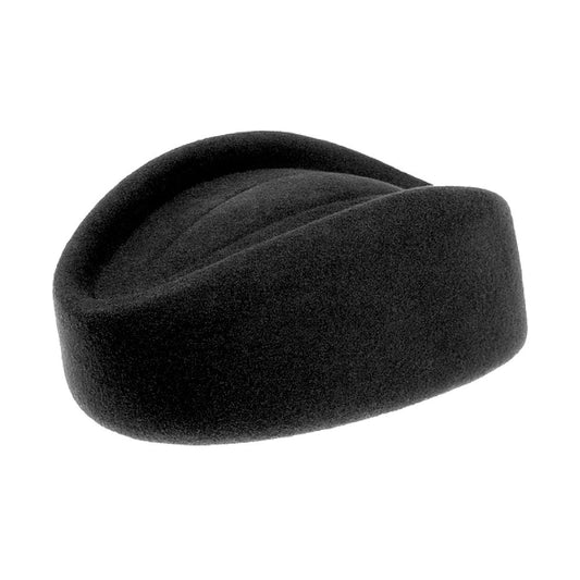 Chapeau Calot Hôtesse de l'Air noir SUR LA TETE - VENTE EN GROS