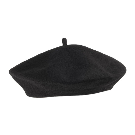 Béret Tendance en Laine noir - VENTE EN GROS - 200