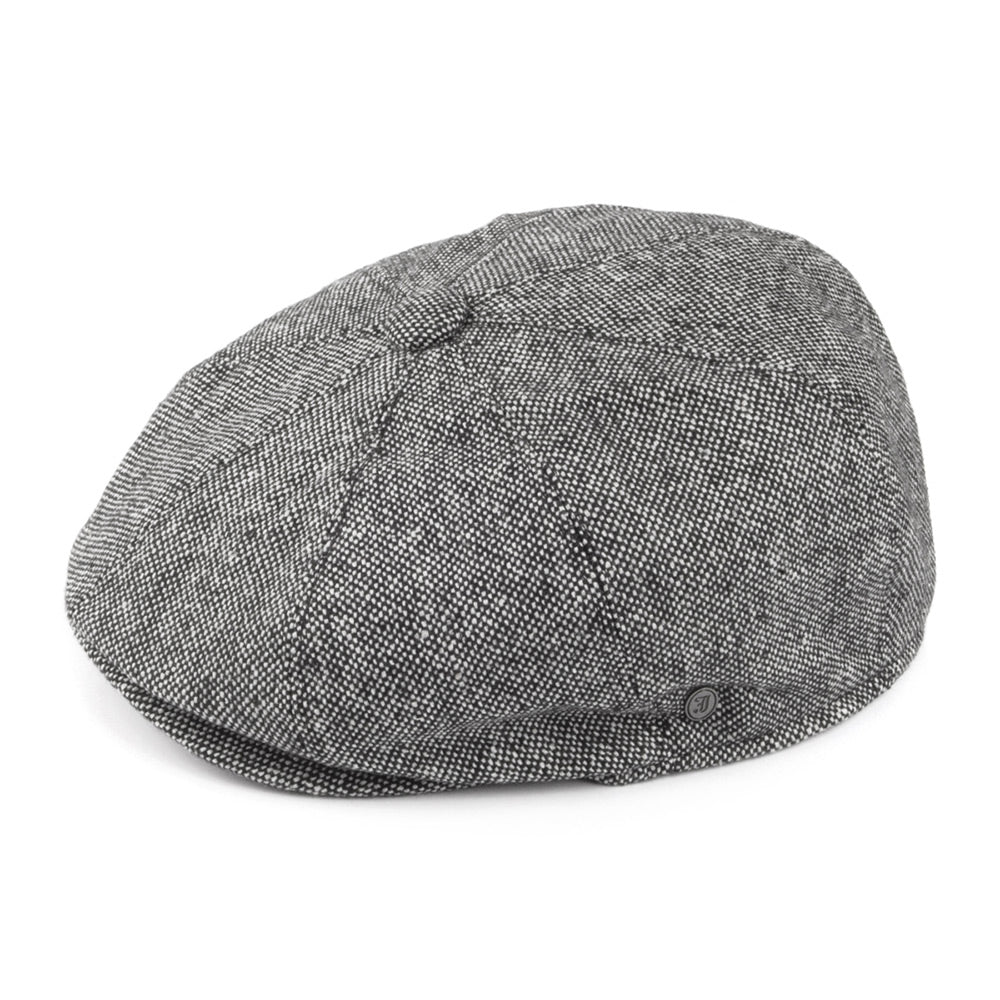 Casquette Gavroche Marl Tweed noir JAXON & JAMES - VENTE EN GROS