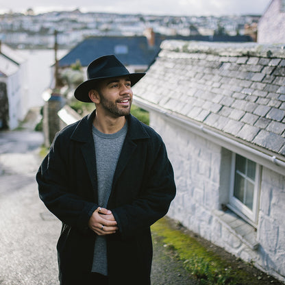 Chapeau Fedora Ford noir JAXON & JAMES - VENTE EN GROS