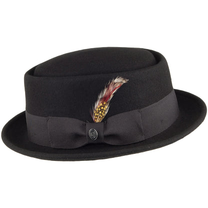 Chapeau Pork Pie déformable noir JAXON & JAMES - VENTE EN GROS