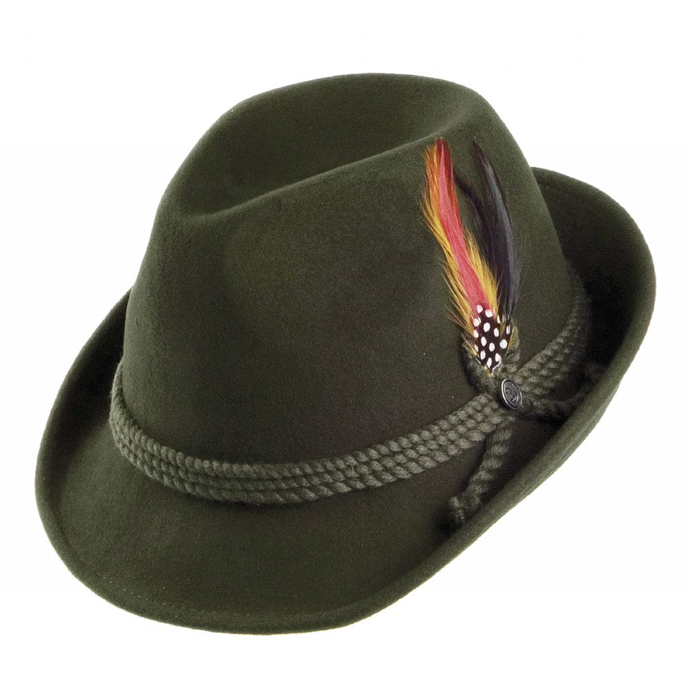 Chapeau Tyrolien vert JAXON & JAMES - VENTE EN GROS