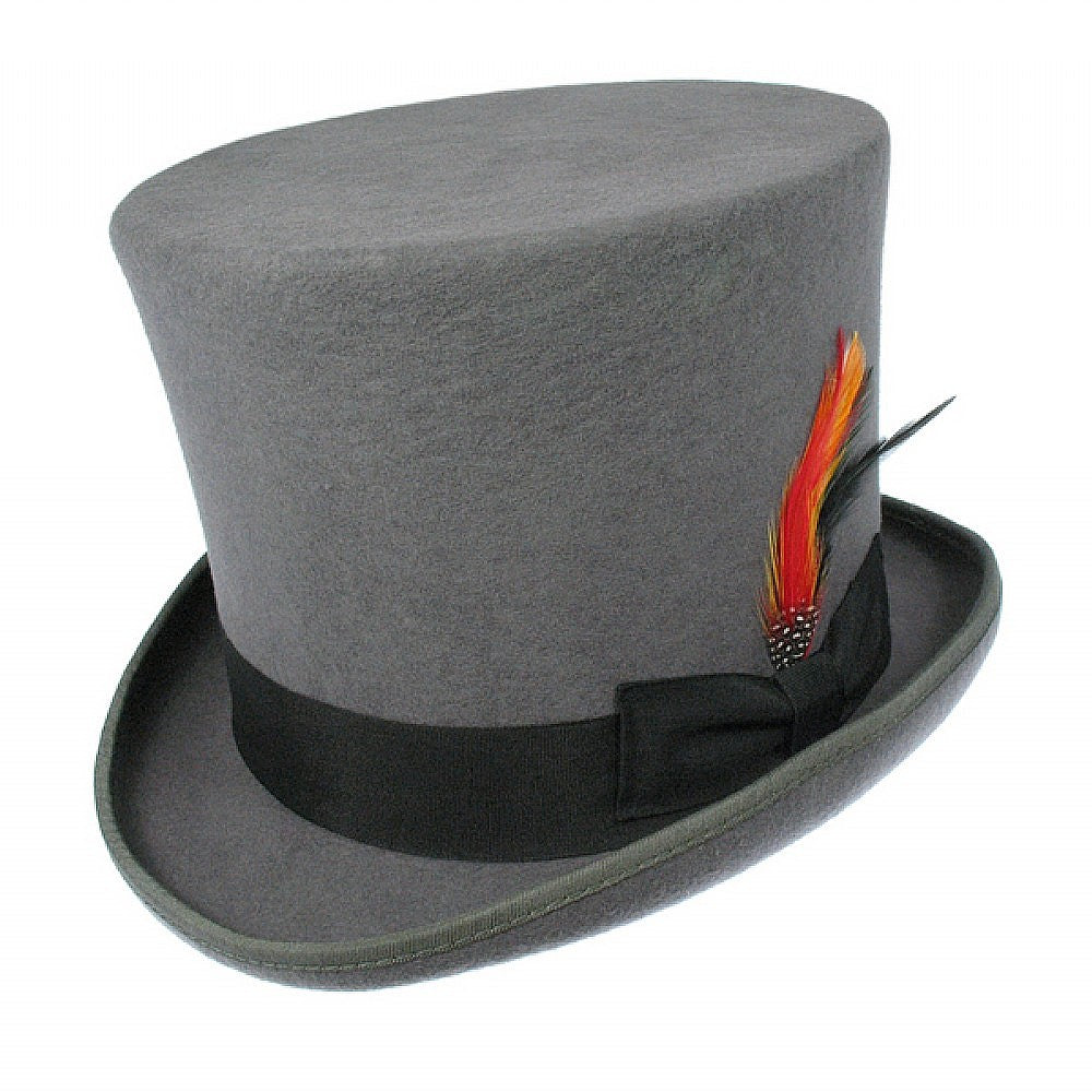 Chapeau Haut de Forme Victorien gris JAXON & JAMES - VENTE EN GROS