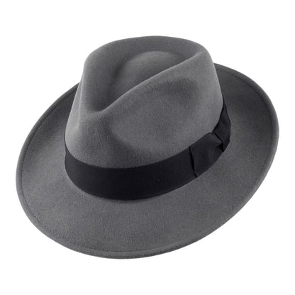 Chapeau Fedora Déformable C-Crown gris JAXON & JAMES - VENTE EN GROS
