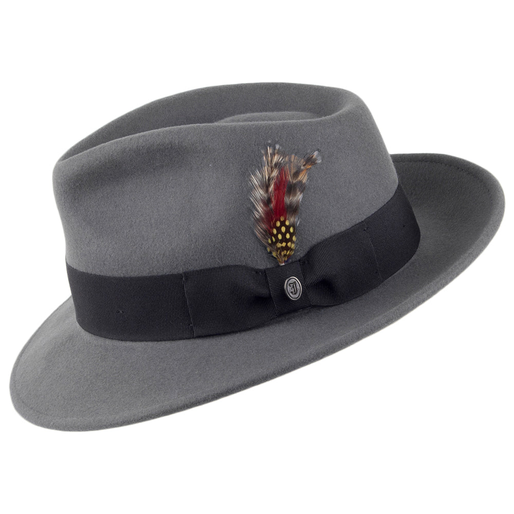 Chapeau Fedora Déformable C-Crown gris JAXON & JAMES - VENTE EN GROS