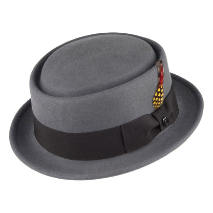 Chapeau Pork Pie Déformable gris JAXON & JAMES - VENTE EN GROS