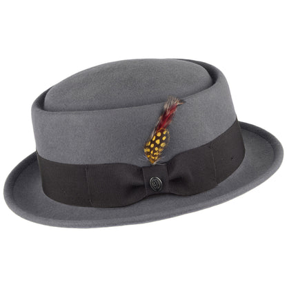 Chapeau Pork Pie Déformable gris JAXON & JAMES - VENTE EN GROS